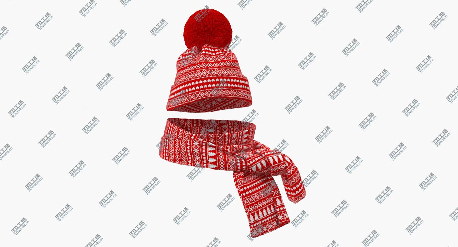 images/goods_img/2021040163/Christmas Hat and Scarf 3D model/3.jpg